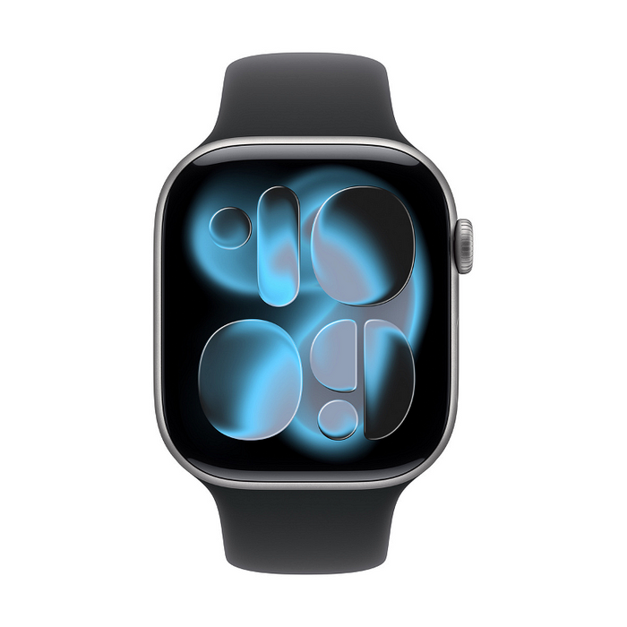 Smart watch Apple Watch 11 46mm Space Grey/Black Band S/M mev04 , 2.00 , 64 , Apple S10 SiP 64-bit Dual Core