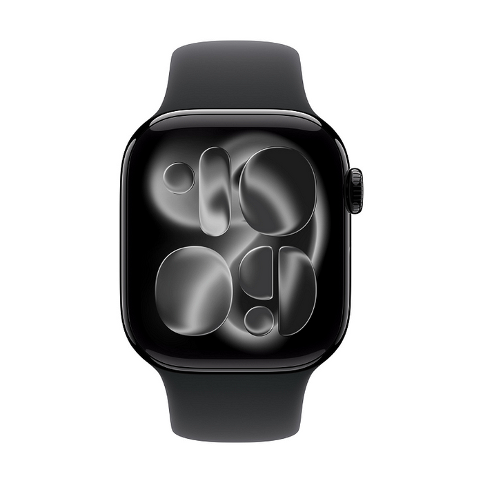 Smart watch Apple Watch 11 Cell 42mm Jet Black/Black Band M/L mf854 , 1.80 , Apple S10 SiP 64-bit Dual Core , 64