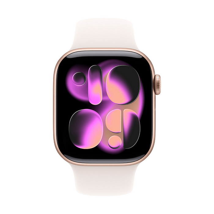 Smart watch Apple Watch 11 Cell 42mm Rose Gold/Light Band S/M mf8e4 , 1.80 , 64 , Apple S10 SiP 64-bit Dual Core