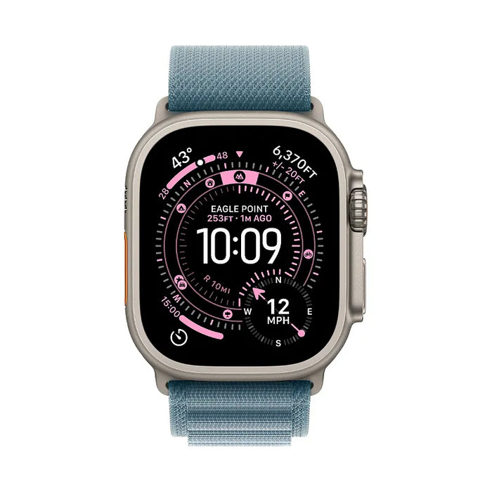 Smart watch Apple Watch Ultra 3 49mm Nat/Blue Alpine Loop M mewm4 , 1.98