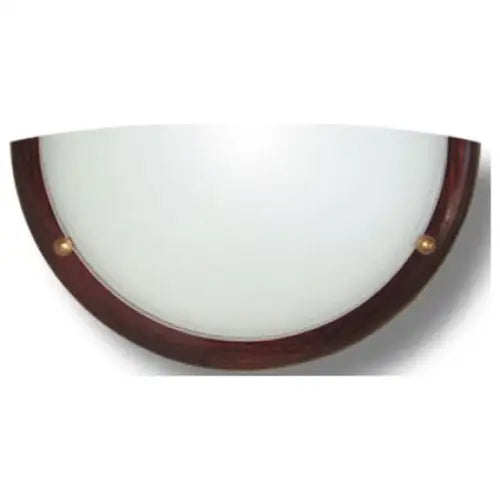 APPLIQUE WOOD CIRCLE LIGHTSTYLE MAHOGANY - Аплици<<<Вътрешно осветление<<<Мебели и