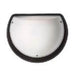 AQUA HALFMOON OPAL WALL LIGHT IP54 E27 BLACK ELMAK - Влагозащитени осветителни тела<<<Външно
