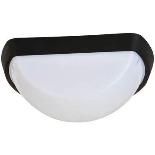 AQUA HALFMOON OPAL WALL LIGHT IP54 E27 BLACK ELMAK - Влагозащитени осветителни тела<<<Външно