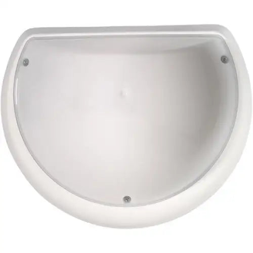 AQUA HALFMOON OPAL WALL SPOT IP54 E27 WHITE ELMAK - Влагозащитени осветителни тела<<<Външно
