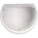 AQUA HALFMOON OPAL WALL SPOT IP54 E27 WHITE ELMAK - Влагозащитени осветителни тела<<<Външно