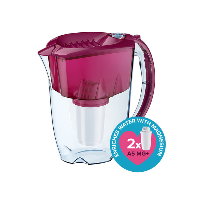 FILTERING POT PRESTIGE RED AQUAPHOR