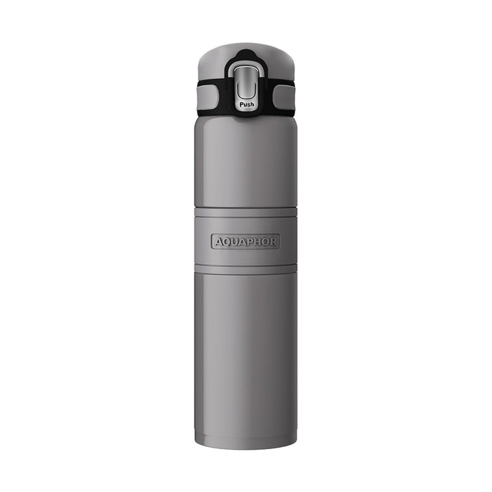 THERMO BOTTLE AQUAPHOR 480 ML GRAY