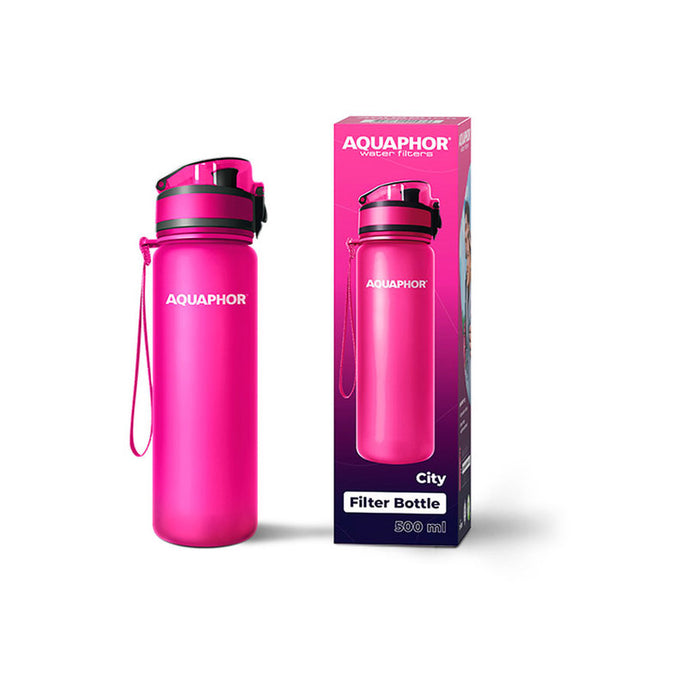 AQUAPHOR CITY PINK FILTER BOTTLE