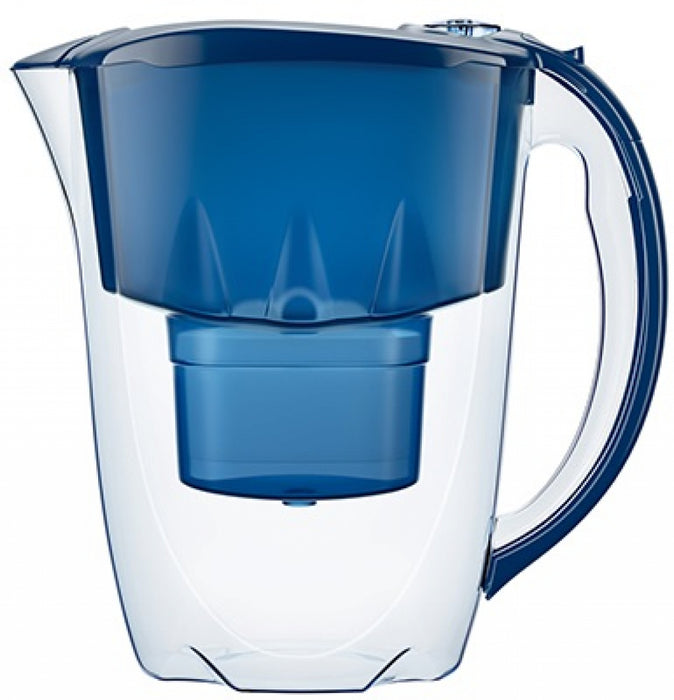 AQUAPHOR AMETHYST BLUE water purification jug with three B25 Maxfor Plus cartridges (MFP)