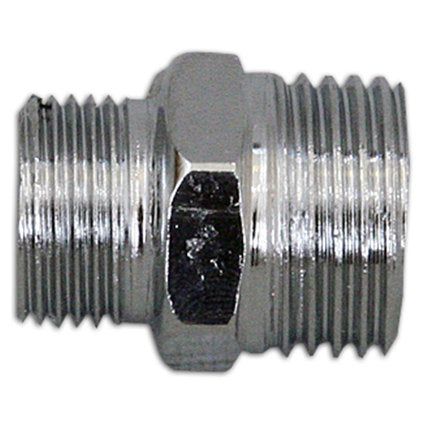 NIPPLE REDUCTION 1/2 X 3/8 CHROME AQUASTO