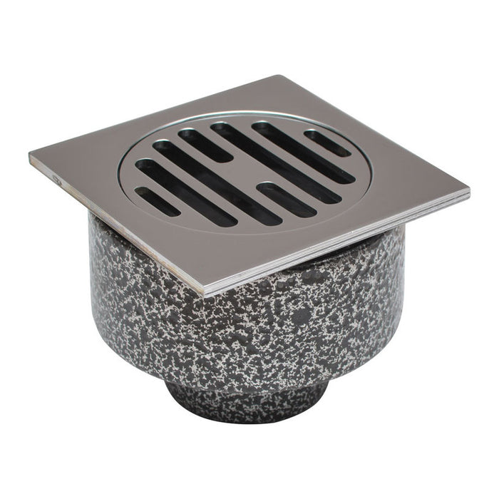 FLOOR SIPHON STRAIGHT 90X90 CHROME AQUASTO