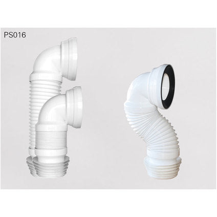 SLEEVE FOR TOILET TRAY CORRUGATED, CORNER AQUASTO STAINLESS STEEL ARME 90⁰
