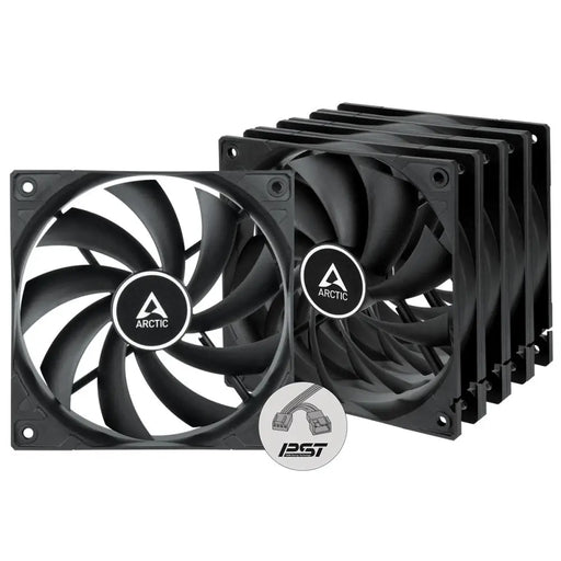 ARCTIC F12 PWM fan set 120 mm 5 pieces Black - Вентилатори<<<Компютърни компоненти<<<ValiAPI
