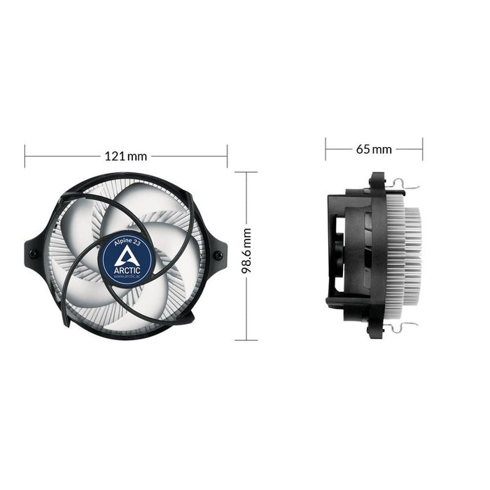 Arctic Alpine 23 CPU Cooler, AM4