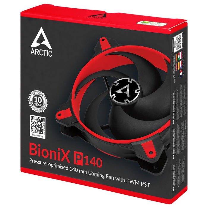 Fan ARCTIC BioniX P140 Red, 4 pin, 140 mm