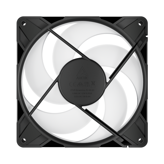 3-Pack ARCTIC P14 Pro Reverse A-RGB 140mm PWM Fan Set - ACFAN00327A