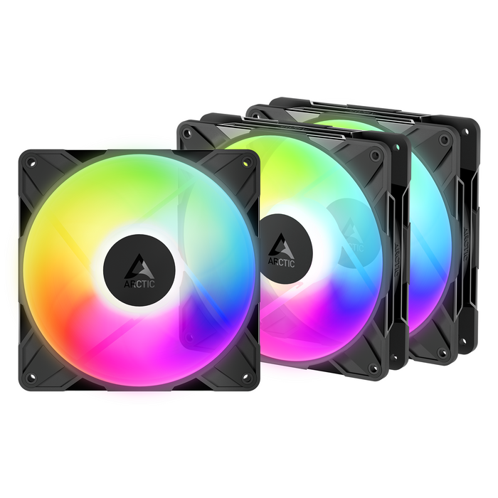 3-Pack ARCTIC P14 Pro Reverse A-RGB 140mm PWM Fan Set - ACFAN00327A