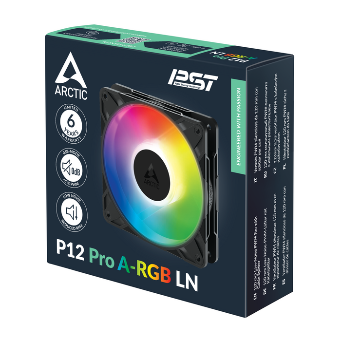 Fan ARCTIC P12 Pro A-RGB LN 120mm PWM