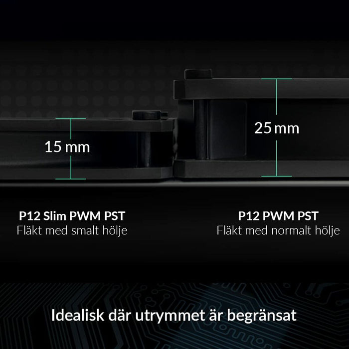 Fan ARCTIC P12 SLIM PWM PST
