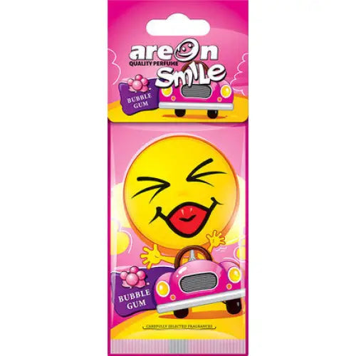 AREON SMILE BUBBLE GUM FLAVOR - Ароматизатори<<<Автокозметика и поддръжка<<<Авто и