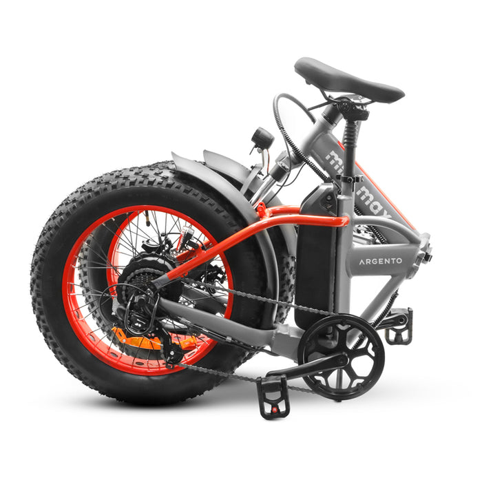 Electric bicycle ARGENTO MINIMAX RED MY2025 250 W, UP TO 25 KM/H, MILEAGE UP TO 70 KM, 20.00 "
