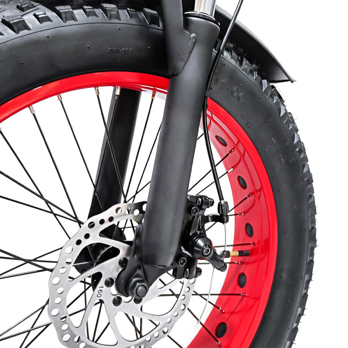 Electric bicycle ARGENTO MINIMAX RED MY2025 250 W, UP TO 25 KM/H, MILEAGE UP TO 70 KM, 20.00 "
