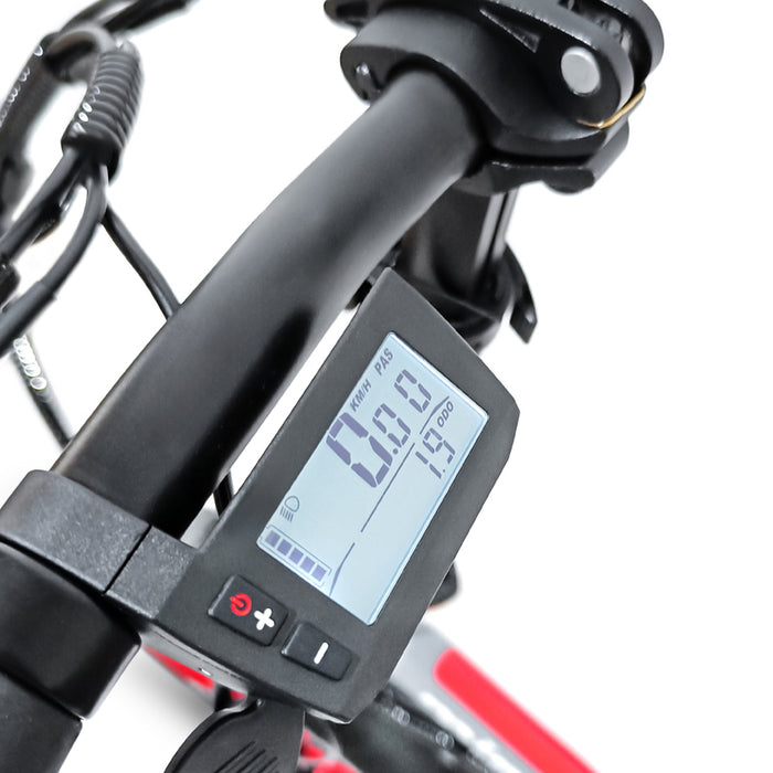 Electric bicycle ARGENTO MINIMAX RED MY2025 250 W, UP TO 25 KM/H, MILEAGE UP TO 70 KM, 20.00 "
