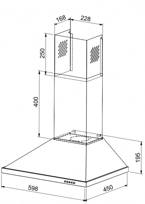 Arielli ACH-300S hood