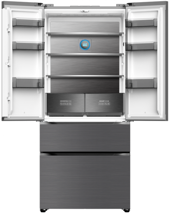 Refrigerator with freezer Arielli AFD-507WP + Coffee machine ARIELLI ACM-2011 TOUCH