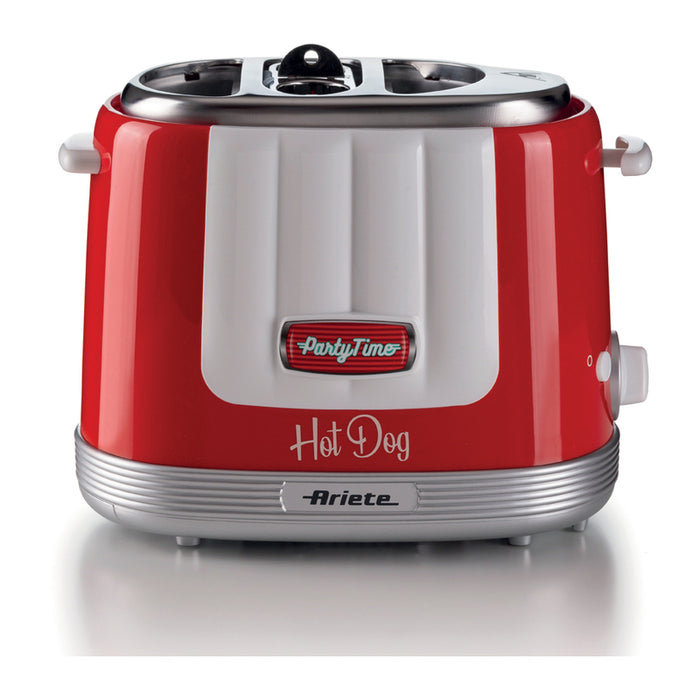HOT DOG TOaster ARIETE PARTY TIME ROSSO RED, 650 W