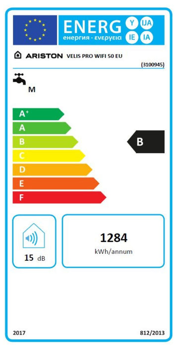 Multi-position boiler ARISTON VELIS Pro Wi-Fi 50 EU 3100945