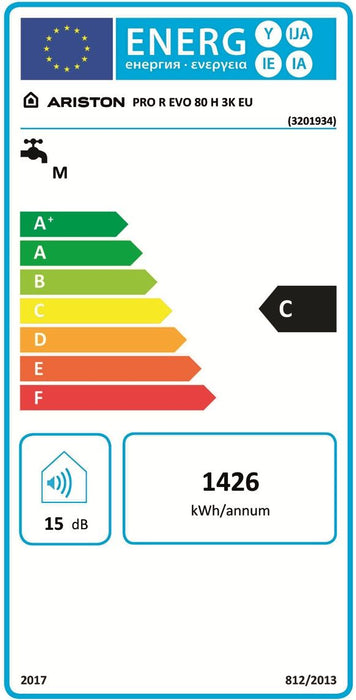 BOILER ARISTON PRO1 R 80 H 3K EU