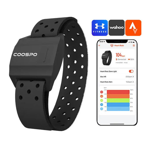 Armband Heart Rate Monitor Coospo HW706 compatibile with Strava wahooo mapmyfitness etc. - Sensors<<<Bicycle
