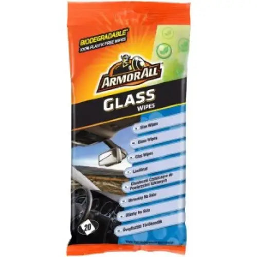 ARMORALL GLASS WIPES Почистващи кърпички за стъкло - АВТОКОЗМЕТИКА<<<MaxCar&&&АВТОАКСЕСОАРИ<<<MaxCar