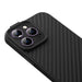 Armored case for iPhone 14 Pro Max compatible with MagSafe Baseus Synthetic Fiber tempered glass - black - Cell phone