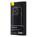 Armored case for iPhone 14 Pro Max compatible with MagSafe Baseus Synthetic Fiber tempered glass - black - Cell phone