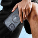 Armored case for iPhone 15 Plus with MagSafe Dux Ducis Aimo Mag - black - Cell phone cases and covers<<<HurtelXML