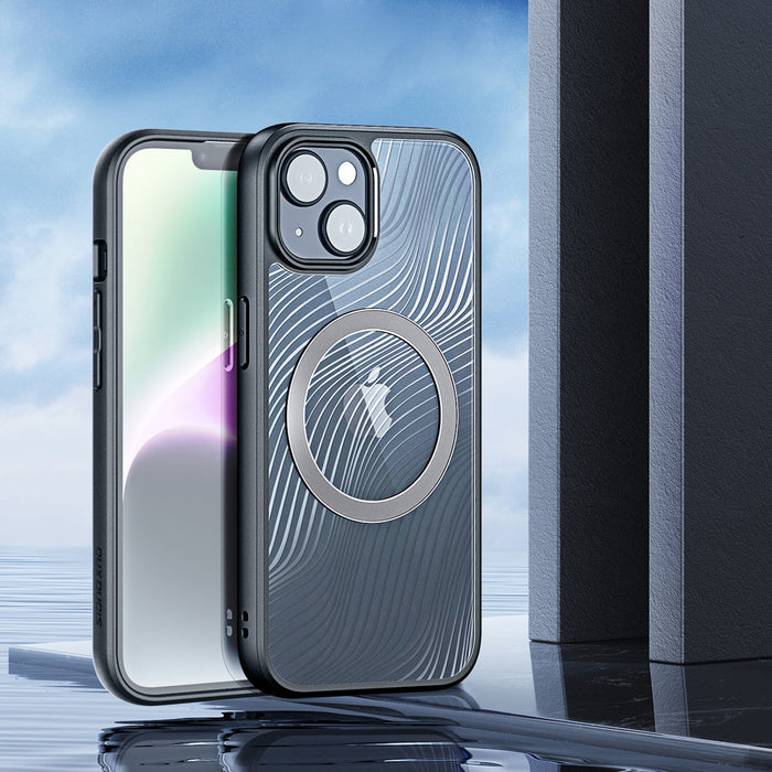 Armored case for iPhone 15 Plus with MagSafe Dux Ducis Aimo Mag - black - Cell phone cases and covers<<<HurtelXML