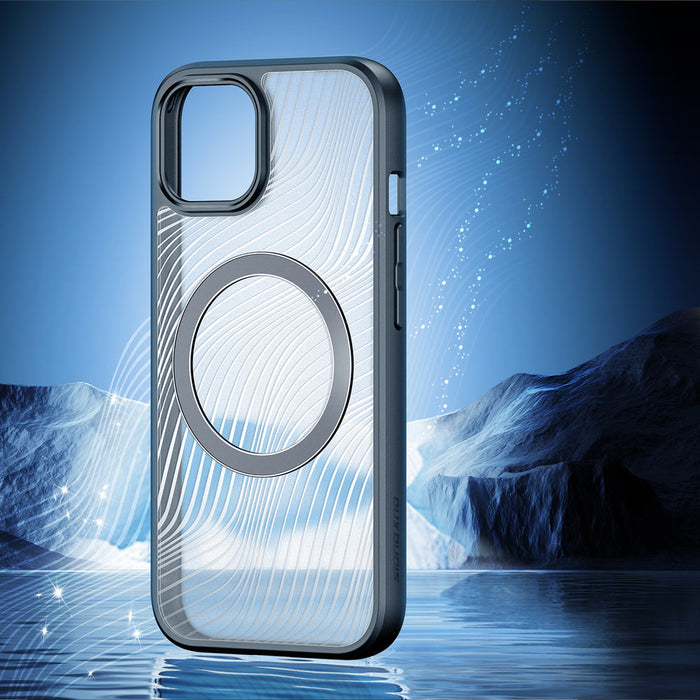 Armored case for iPhone 15 Plus with MagSafe Dux Ducis Aimo Mag - black - Cell phone cases and covers<<<HurtelXML