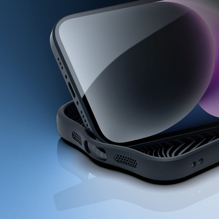 Armored case for iPhone 15 Plus with MagSafe Dux Ducis Aimo Mag - black - Cell phone cases and covers<<<HurtelXML