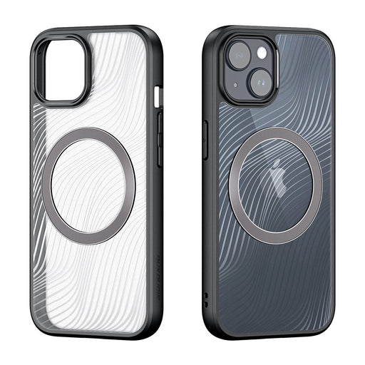 Armored case for iPhone 15 Plus with MagSafe Dux Ducis Aimo Mag - black - Cell phone cases and covers<<<HurtelXML