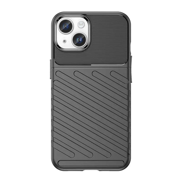 Armored iPhone 15 Plus Thunder Case - black - Cell phone cases and covers<<<HurtelXML