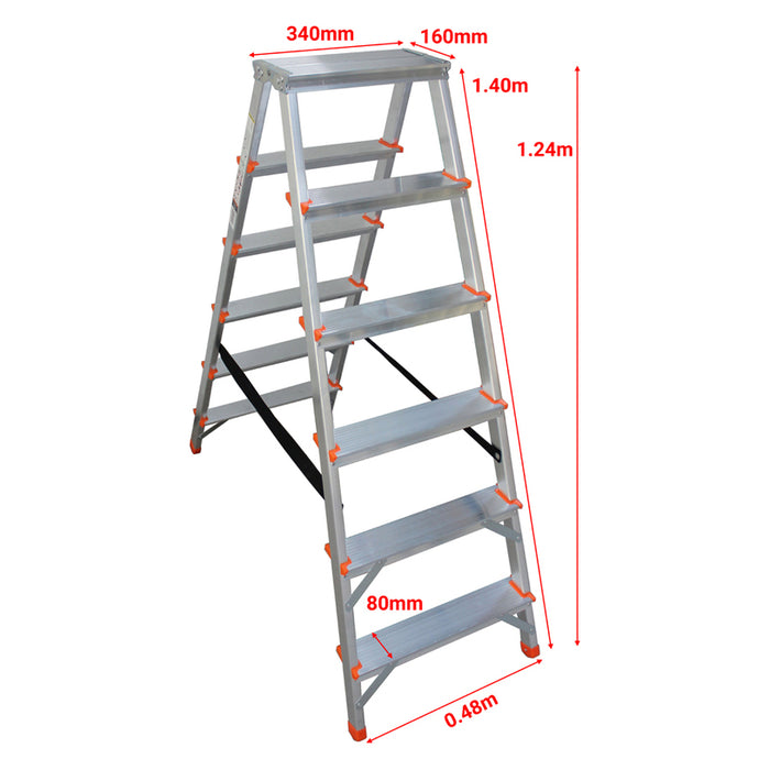 LADDER ALUMINUM TWO SIDED 2X6 BSS-6 ARON