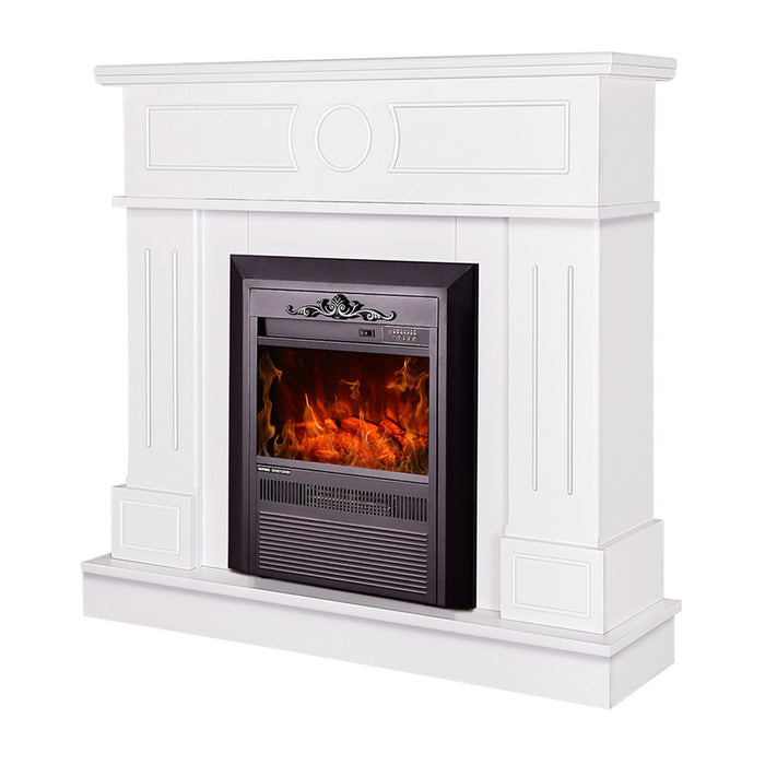 FIREPLACE AND COVERING ART FLAME AMBASADOR WHITE&CRISTINA