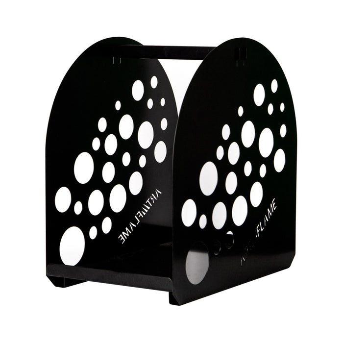 ART FLAME BUBBLE WOOD STAND