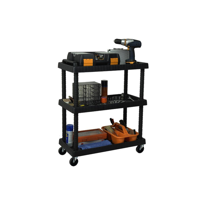 PVC RACK WITH WHEELS 75X37.5X92CM 3X40KG