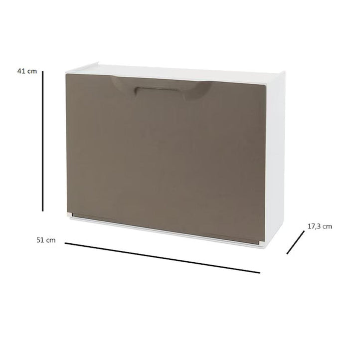 SHOE CABINET 51X17.3X40CM TAUPE