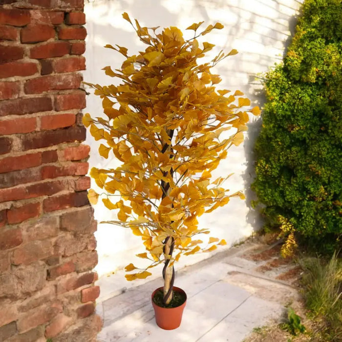 ARTIFICIAL PLANT GINKO BILOBA 145CM HD HD-10985 - Изкуствени растения<<<Стайни растения<<<Градина<<<Praktiker