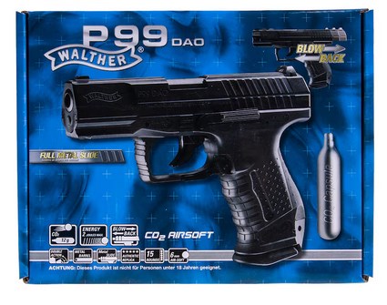 Walther P99 DAO GBB CO2 ASG pistol