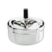 Ashtray Excellent Houseware With lid Rotating Silver Multicolour metal Stainless steel Ø 9,5 cm - Декорация и